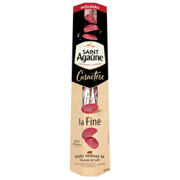 SAINT AGAUNE Saucisse Sèche Caractère la Fine 100% Jambon 190 g