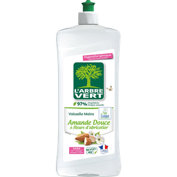L'ARBRE VERT Detergente para loiça amêndoa doce e flores de damasqueiro 750 ml