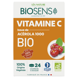 BIOSENS Comprimés vitamine C acérola 1000 24 comprimés 64 g