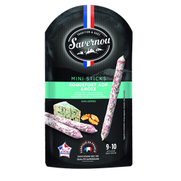 SAVERNOU Mini dry sausage with Roquefort and walnuts 100 g