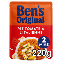 BENS ORIGINAL Riz Tomate et Huile d'Olive 2min BEN'S ORIGINAL
