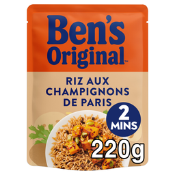 BENS ORIGINAL Riz aux Champignons de Paris 2min BEN'S ORIGINAL