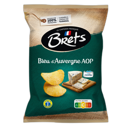 BRETS Chips ondulées Bleu d'Auvergne AOP 125 g