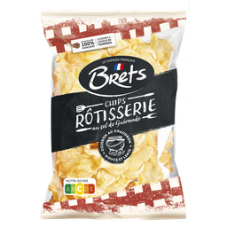 BRETS Chips rôtisserie au sel de Guérance 120 g