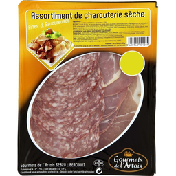GOURMETS DE L'ARTOIS Sortido de Charcutaria Seca 180 g