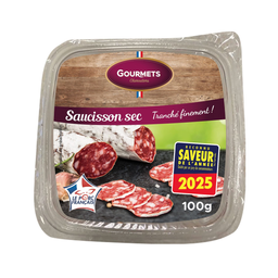 GOURMETS DE L'ARTOIS Salame seco fatiado 100 g