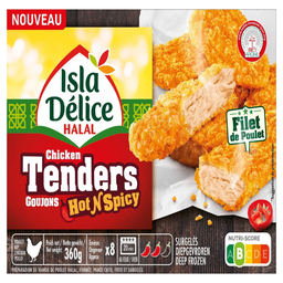 ISLA DELICE Tenders Hot & Spicy Halal 360 g