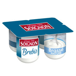 SOIGNON Yaourts Nature de brebis nature brassé