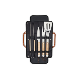 LIVOO Conjunto de 4 acessórios para churrasco GS162