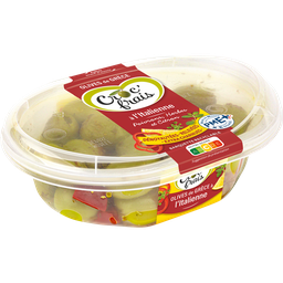 CROC'FRAIS Olive verte denoyautée l'italienne 200 g