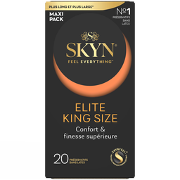 SKYN Préservatifs King Size Elite Confort Finesse Supérieure