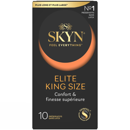 SKYN Préservatifs King Size Elite Lubrifié Ultra Fin