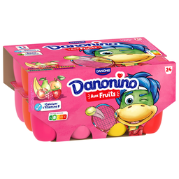 DANONINO Queijo fresco com frutas sortidas 24 x 50 g