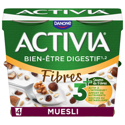 ACTIVIA Yaourts céréales muesli bifidus