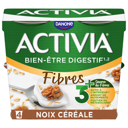 ACTIVIA Yaourts céréales noix bifidus