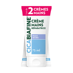 Cicabiafine Duo Crème Mains Réparation Intense 2X75Ml