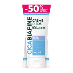 Cicabiafine Duo Crèmes Pieds Secs Anti-Fendillements 2X100Ml