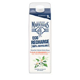 Le Petit Marseillais Recharge Crème De Douche Fleur D'Oranger Bio 1L