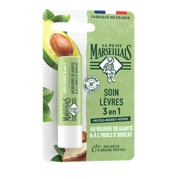 Le Petit Marseillais Baume À Lèvres Soin Hydratant Karité Et Huile D'Avocat 1 Stick 4,9G