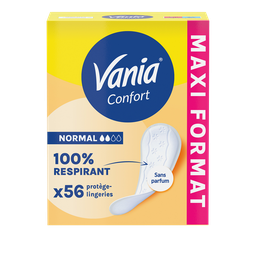 VANIA Salvaslip Confort 100% Transpirables Sin Perfume Normal 56