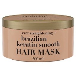 OGX Mascarilla capilar alisante de queratina brasileña 300 ml