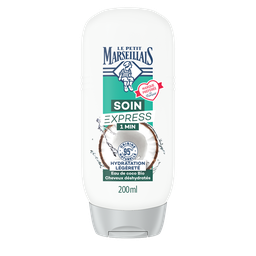 Le Petit Marseillais Après-Shampooing Soin Hydratant Express Eau De Coco Cheveux Déshydratés 200Ml