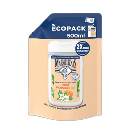 Le Petit Marseillais Recharge Crème De Douche Extra Douce Fleur D'Oranger Bio 500Ml