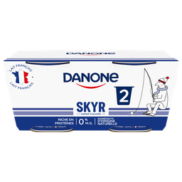 Danone Skyr Nature 0% Mg 2X140G