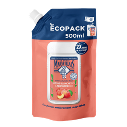 Le Petit Marseillais Recharge Gel Douche Extra Doux Pêche Et Nectarine Bio 500Ml