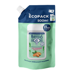 Le Petit Marseillais Recharge Crème De Douche Extra Douce Lait D'Amande Bio 500Ml