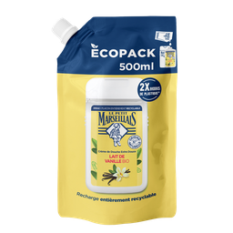Le Petit Marseillais Recharge Crème De Douche Extra Douce Lait De Vanille Bio 500Ml