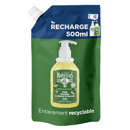 Le Petit Marseillais Recharge Gel Lavant Mains Pur Savon & Olive 500Ml