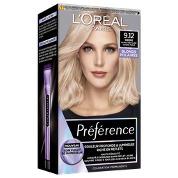 L'Oreal Préférence Coloration 9.12 Sibérie Blond Très Clair 1 Kit