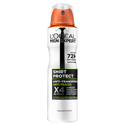 L'Oreal Men Expert Déodorant Spray Anti-Transpirant Anti-Traces Shirt Protect 72H 150Ml