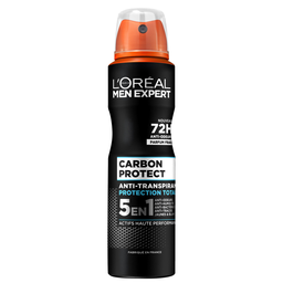 L'Oreal Men Expert Déodorant Spray Homme 72H Carbon Protect Anti-Transpirant 150Ml