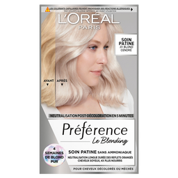 L'Oreal Préférence Coloration Pour Cheveux Décolorés Ou Méchés 01 Blond Cendré 1 Pièce