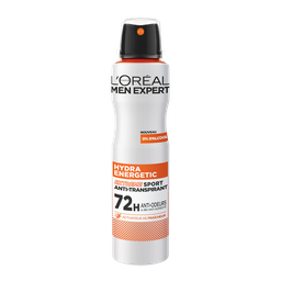 L'Oreal Men Expert Déodorant Spray 72H Hydra Energetic Extreme Sport Anti-Transpirant 150Ml