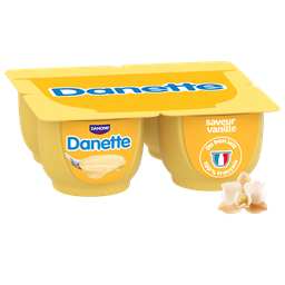DANETTE Vanilla dessert cream 4x125g