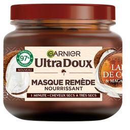 ULTRA DOUX Mascarilla remedio nutritivo coco & macadamia 340 ml
