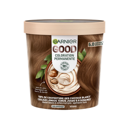 GARNIER Good Coloração Permanente 6.0 Castanho Muito Claro Mocaccino 216 g