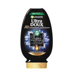 ULTRA DOUX Acondicionador Equilibrante Desenredante Carbón Magnético y Aceite de Nigella 200 ml