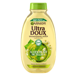 ULTRA DOUX Champú Cabellos Normales Suavidad y Brillo Extracto de Tila 300 ml
