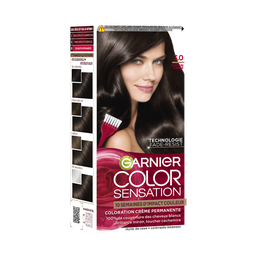 GARNIER Coloración Permanente 3.0 Castaño Oscuro Fade-Resist 1 unidad