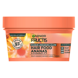 FRUCTIS Masque Longs Ternes Ananas Cheveux normaux Vegan