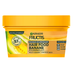 FRUCTIS Masque Nourrissant Cheveux Secs Hair Food Banane
