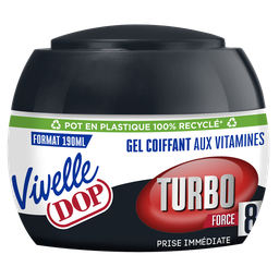 VIVELLE DOP Gel coiffant Turbo Fixation Force 8 aux Vitamines Vivelle DOP