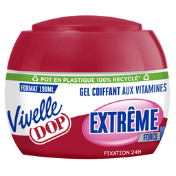 VIVELLE DOP Gel coiffant Fixation Extreme Force 8 aux Vitamines Vivelle DOP