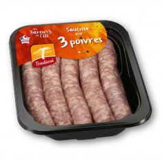 TRADIVAL 3-Pepper Sausages 350 g