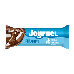 JOYFUEL Barres Chocolatées Lait Noix de Coco Protéinée