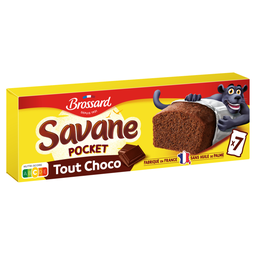 BROSSARD Savane Pocket soft chocolate cakes 7 x 27 g